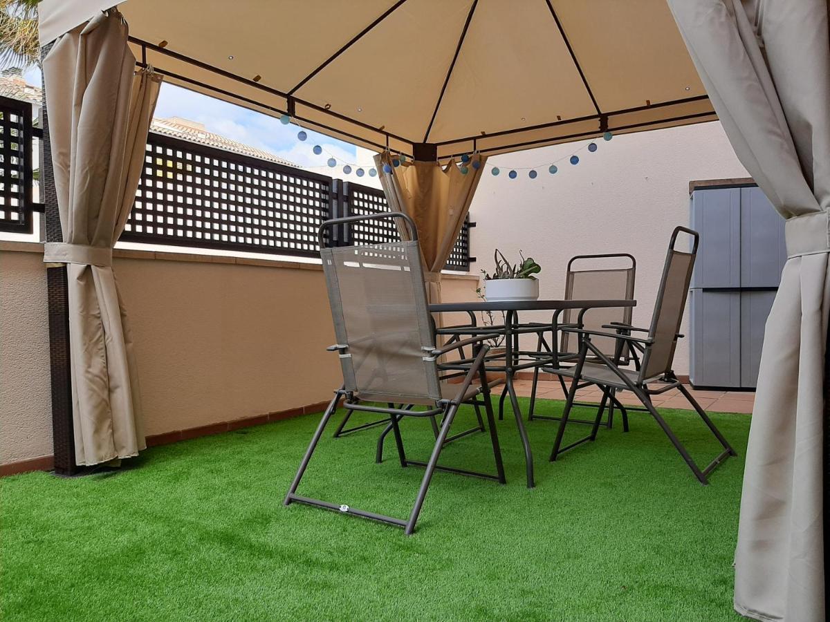 Gran Terraza Con Piscina Apartamento Sant Jaume d'Enveja Exterior foto